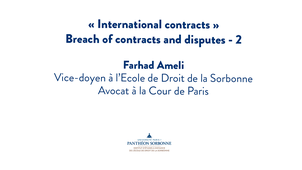 « International contracts » 11-2