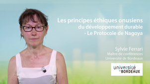 3.7 Les principes éthiques onusiens du DD - Le Protocole de Nagoya