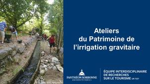 La renaissance des canaux d’irrigation gravitaire comme projet de territoire, par Mirjam Neu
