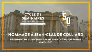 Hommage à Jean-Claude Colliard, président de l’Université Paris 1 Panthéon-Sorbonne (2009-2012)