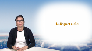 Le dirigeant de fait