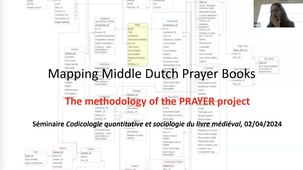 Mapping Middle Dutch Prayer Books: the methodology of the PRAYER project