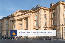 IED-EDS, M2, Droit des collectivités territoriales