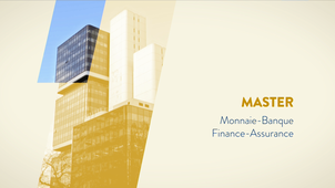 Présentation des mentions de Master de l'EES - Monnaie Banque Finance Assurance