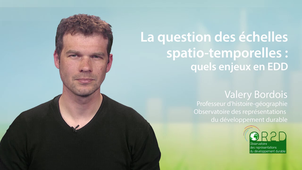 4.6 La question des échelles spatio-temporelles: quels enjeux en EDD ?