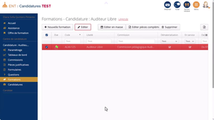 8. Gérer les listes complémentaires ECandidat