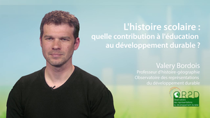 2.3 L'histoire scolaire: quelle contribution à l'éducation au développement durable ?