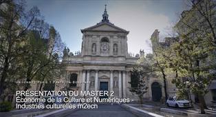 Présentation Master 2 Économie de la culture et numérique Industries culturelles.mov