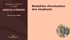 Modalités d’évaluation des étudiants | Assises de la pédagogie 2026