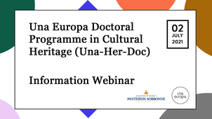 Una Europa - Doctoral Programme in Cultural Heritage
