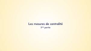 2.3. Les mesures de centralité (1/2)