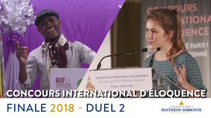 Concours international d'éloquence - finale - duel 2
