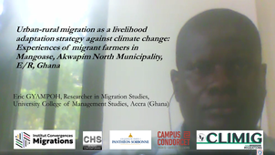 Eric Gyampoh : Urban-rural migration...