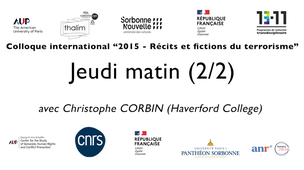 Colloque 2015 Récits et fictions du terrorisme - 16/11/2023 matin - 2/2