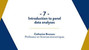 capsule 7 : Introduction to panel data analyses