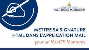 Mettre une signature html sous MacOS Monterey dans l'application Mail
