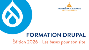 Formation Drupal : les bases pour mettre en place son site public