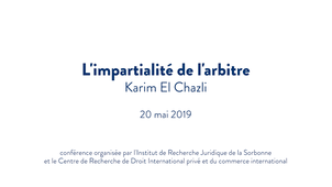 L'impartialité de l'arbitre - Karim El Chazli