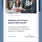 03_Présentation de la section Actus et Événements