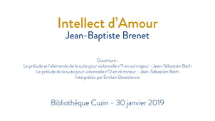 Intellect d'Amour - Jean-Baptiste Brenet