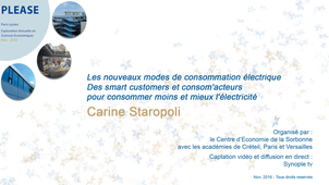 Les nouveaux modes de consommation électrique - Des smart customers et consom'acteurs pour consommer moins et mieux l'électricité