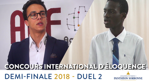 Concours international d'éloquence - demi-finale duel 2