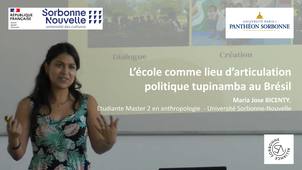 L'éducation indigène... Maria Jose BICENTY