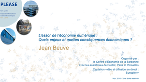 L’essor de l’économie numérique : quels enjeux et quelles conséquences économiques ?